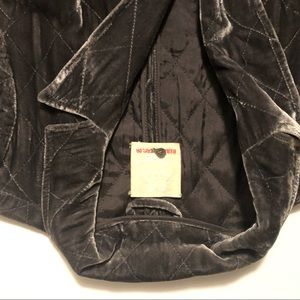 Blazer silver quilted look
